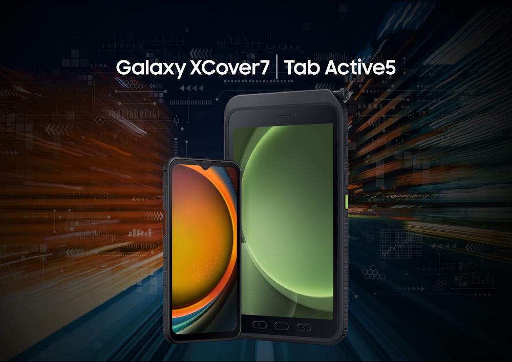 لتلبية احتياجات العمل ومضاعفة الإنتاجية سامسونج تطلق جهازي Galaxy XCover7 و Galaxy Tab Active5