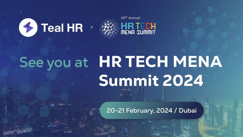 سيعرض فريق Teal HR حلول تحفيز موظفيه وحثهم على المشاركة بمؤتمر HR Tech MENA Summit، الذي ستتم إقامته في دبي